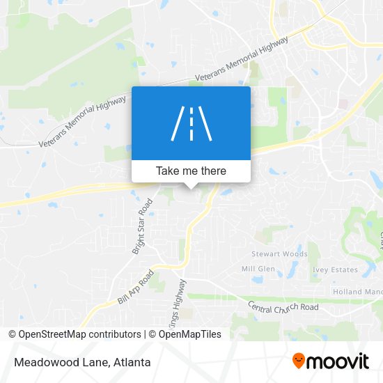 Meadowood Lane map