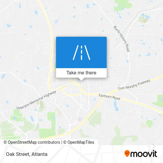 Oak Street map