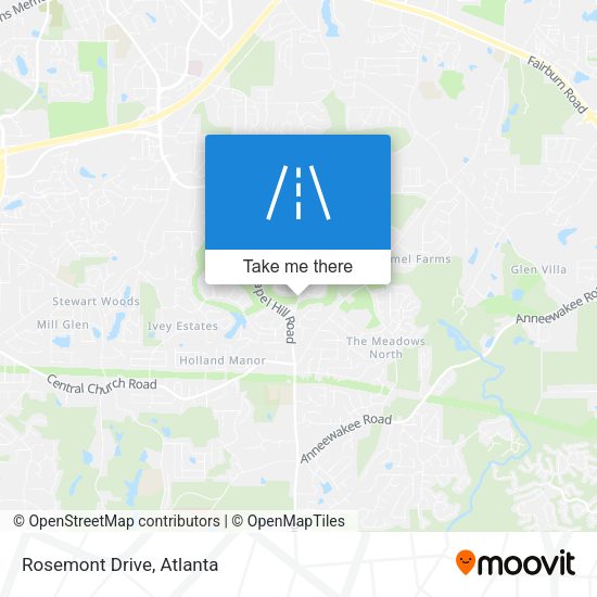 Mapa de Rosemont Drive