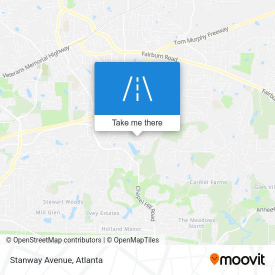 Mapa de Stanway Avenue