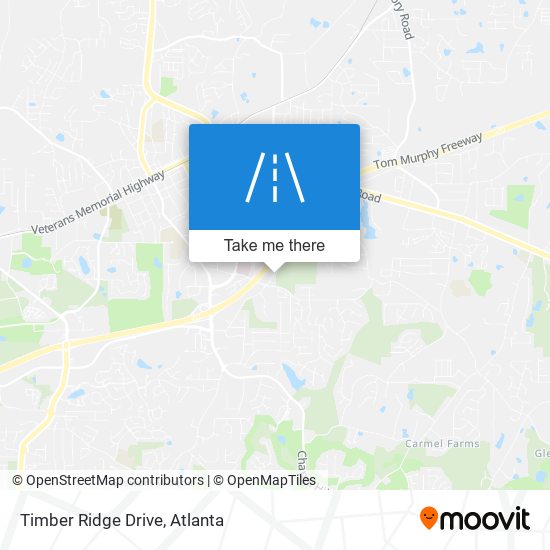 Mapa de Timber Ridge Drive