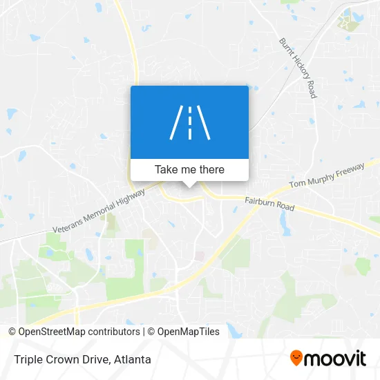 Triple Crown Drive map