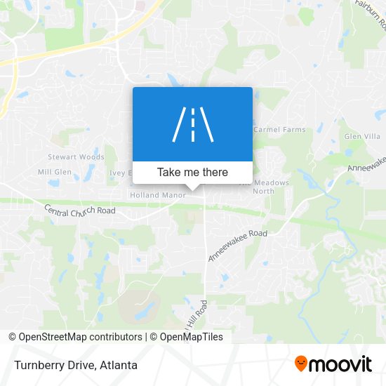 Mapa de Turnberry Drive