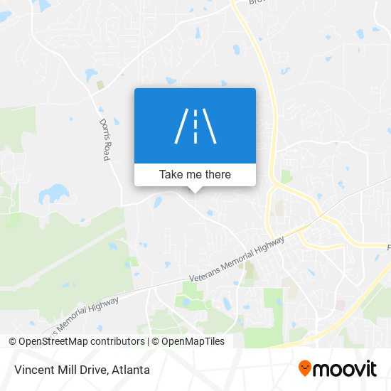 Vincent Mill Drive map