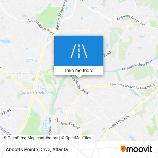 Abbotts Pointe Drive map