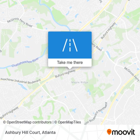 Mapa de Ashbury Hill Court