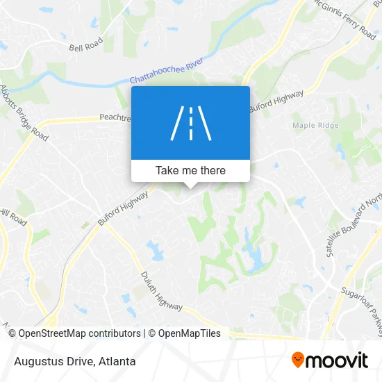 Augustus Drive map