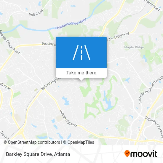 Barkley Square Drive map