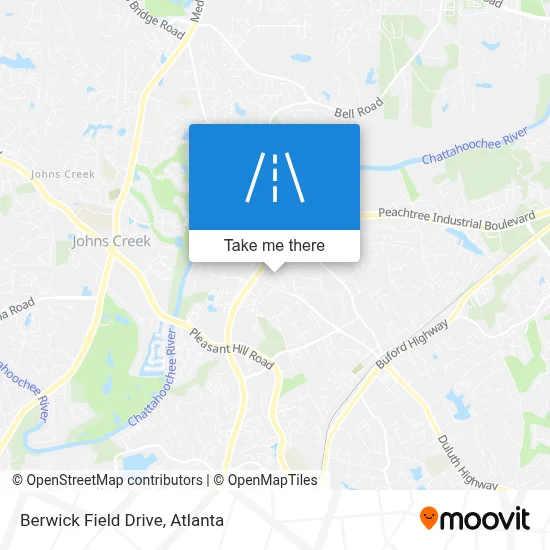 Berwick Field Drive map