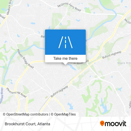 Brookhurst Court map
