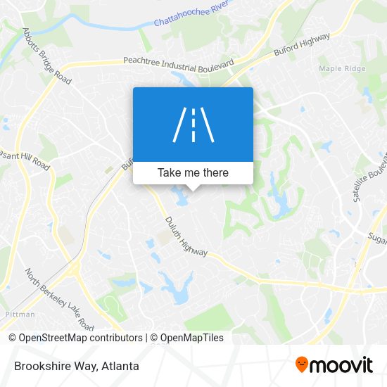 Brookshire Way map