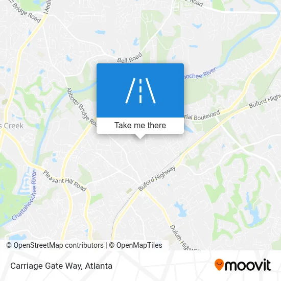 Carriage Gate Way map