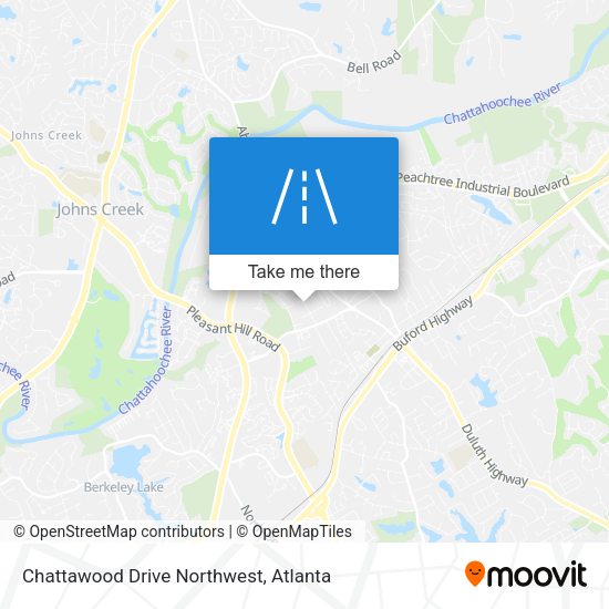 Mapa de Chattawood Drive Northwest