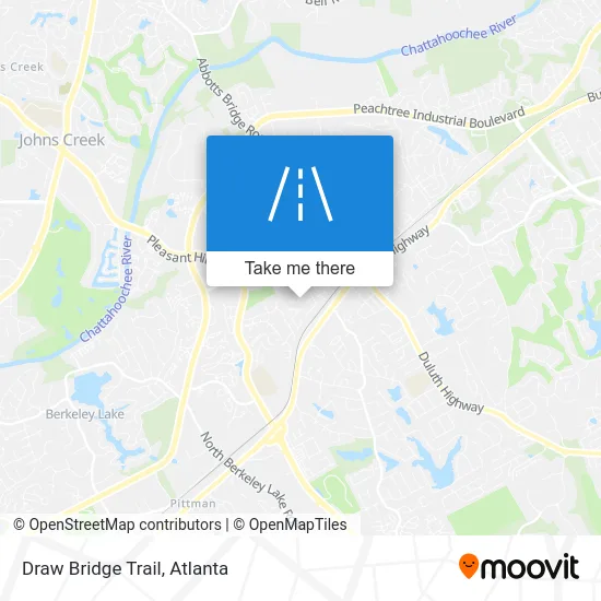 Draw Bridge Trail map