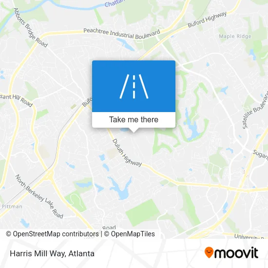 Harris Mill Way map