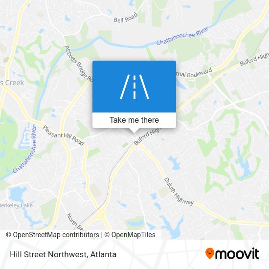 Hill Street Northwest map