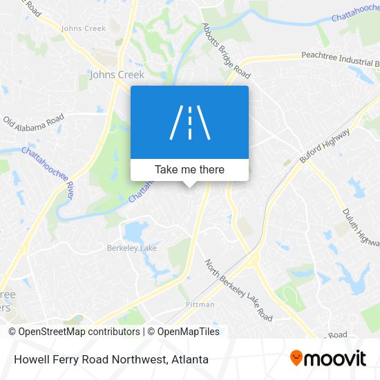 Mapa de Howell Ferry Road Northwest