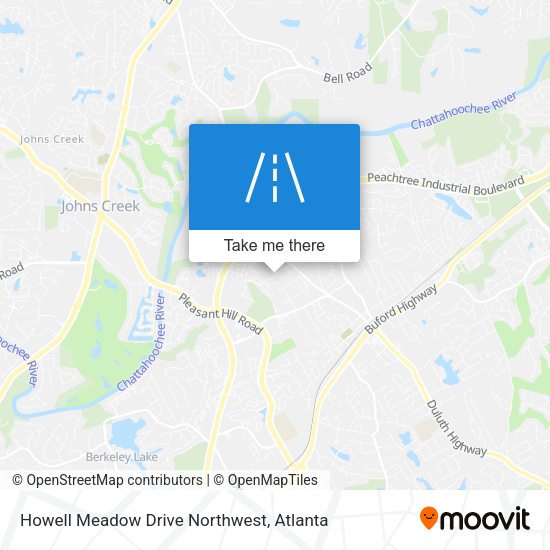 Mapa de Howell Meadow Drive Northwest