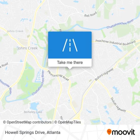Howell Springs Drive map