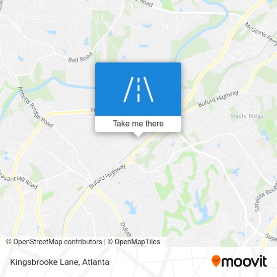 Mapa de Kingsbrooke Lane