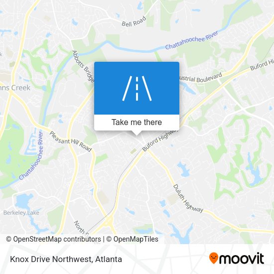 Mapa de Knox Drive Northwest