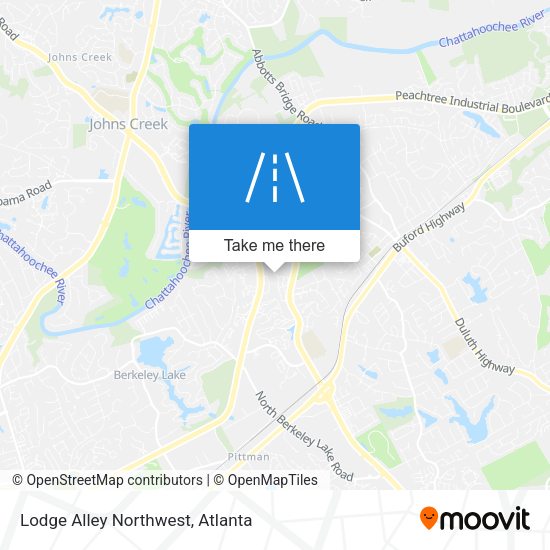 Lodge Alley Northwest map