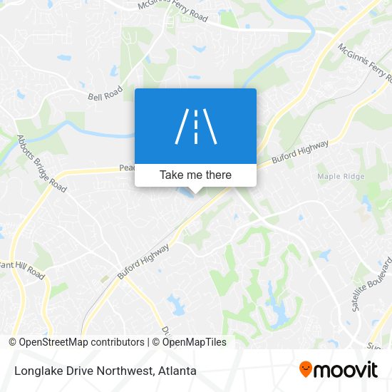 Mapa de Longlake Drive Northwest