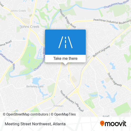 Meeting Street Northwest map
