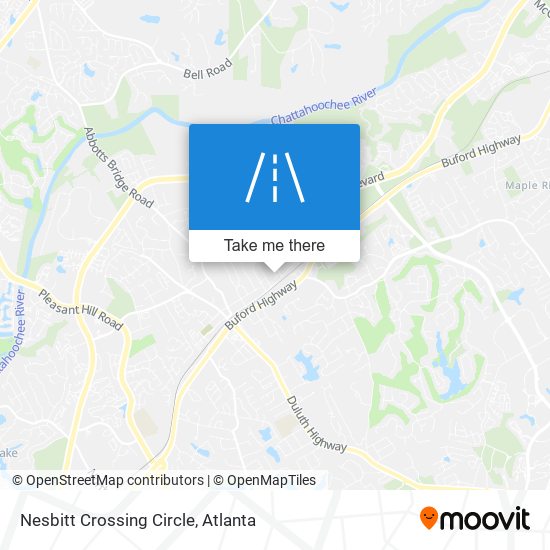 Mapa de Nesbitt Crossing Circle