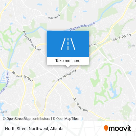 North Street Northwest map