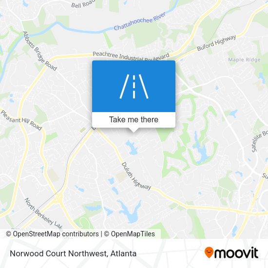 Norwood Court Northwest map