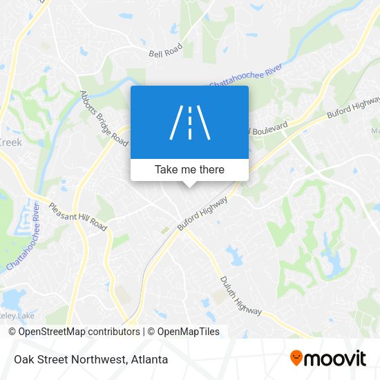 Oak Street Northwest map