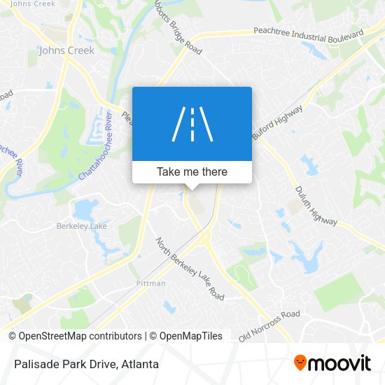 Palisade Park Drive map