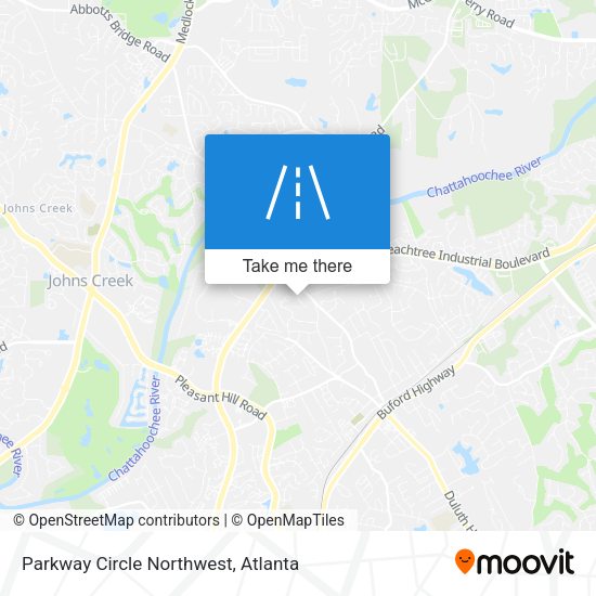 Mapa de Parkway Circle Northwest