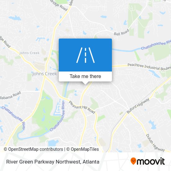 River Green Parkway Northwest map