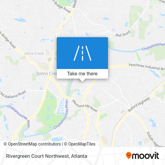 Mapa de Rivergreen Court Northwest
