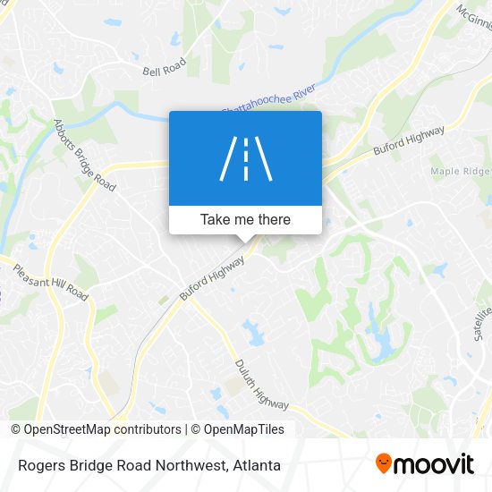 Mapa de Rogers Bridge Road Northwest