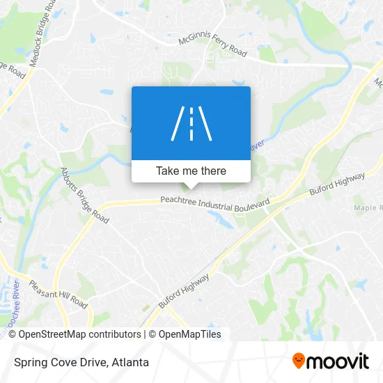 Spring Cove Drive map