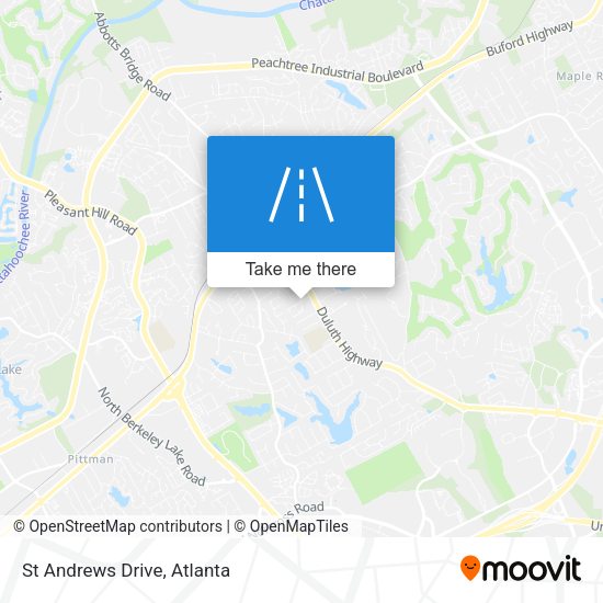 St Andrews Drive map