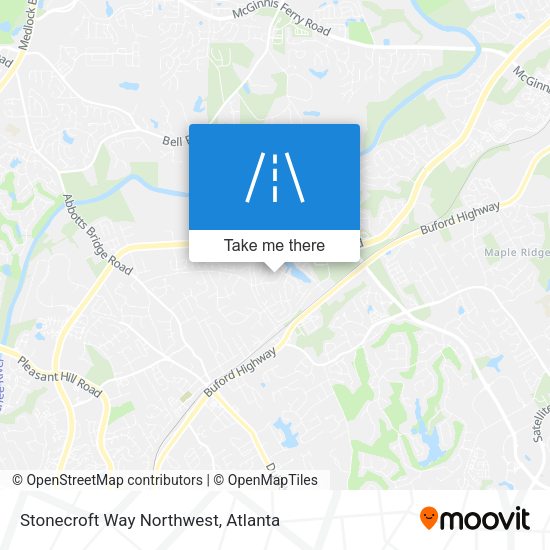 Stonecroft Way Northwest map