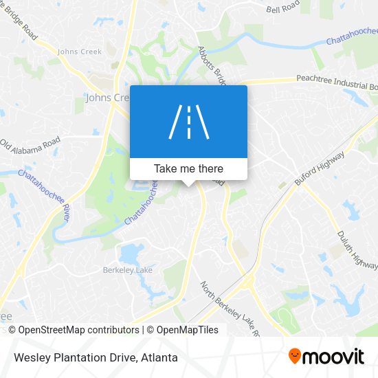 Wesley Plantation Drive map