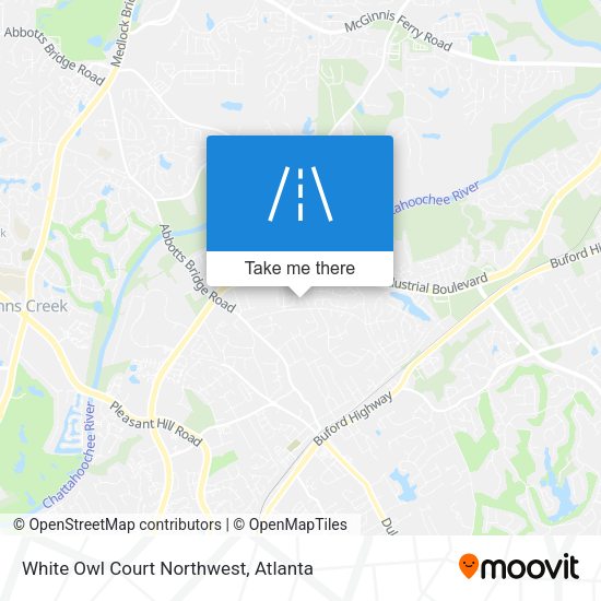White Owl Court Northwest map