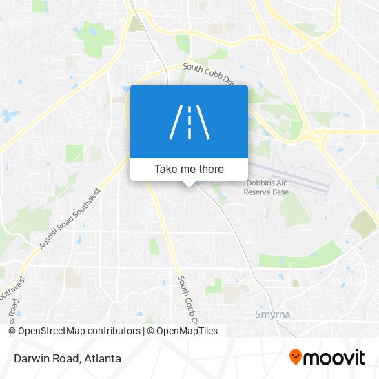 Mapa de Darwin Road