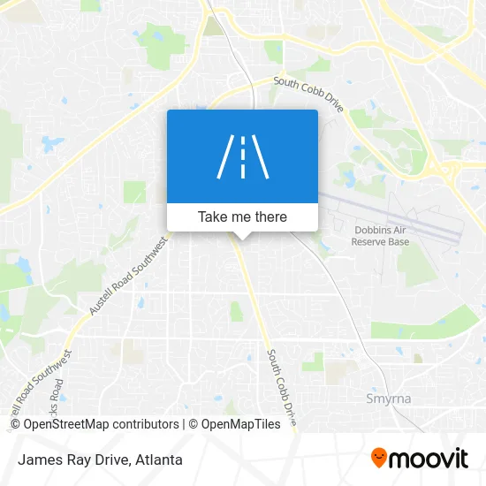 James Ray Drive map