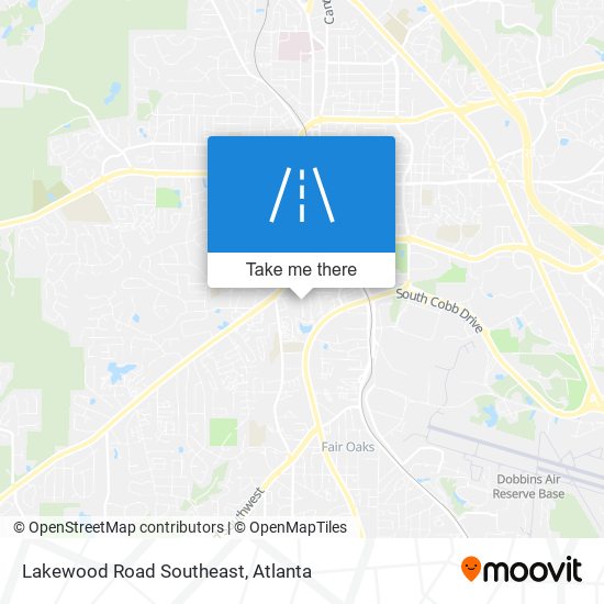 Mapa de Lakewood Road Southeast