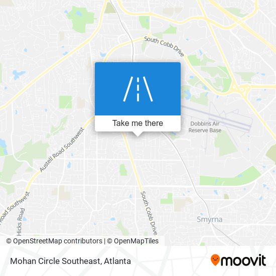 Mohan Circle Southeast map