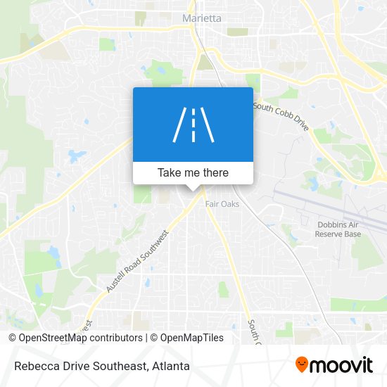 Mapa de Rebecca Drive Southeast