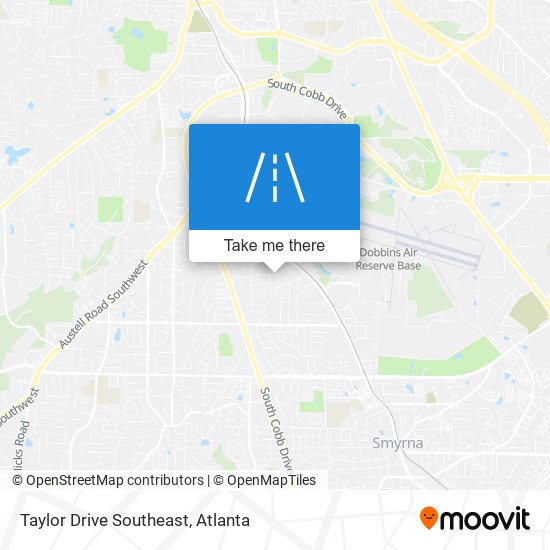 Taylor Drive Southeast map