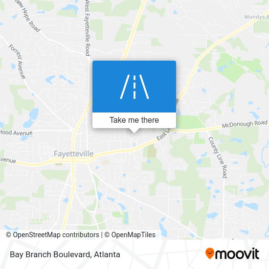 Bay Branch Boulevard map