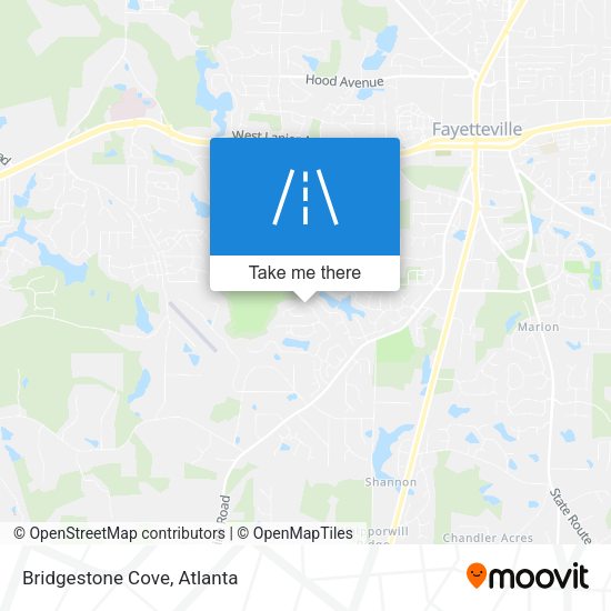 Mapa de Bridgestone Cove